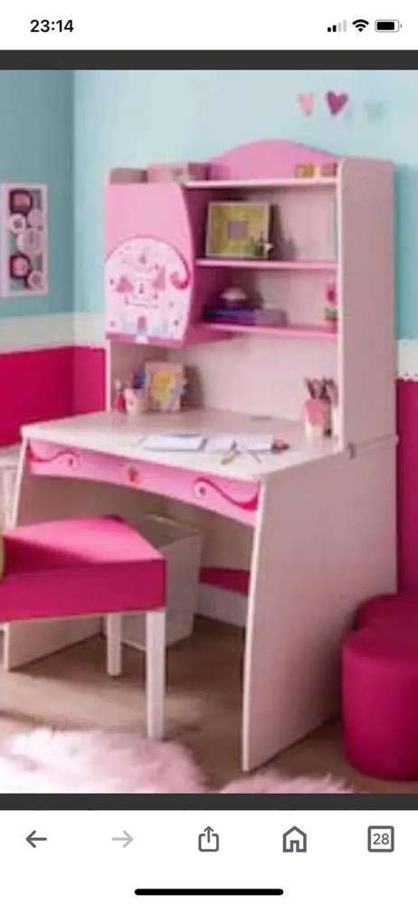 çilek mobilya prenses çalışma masası